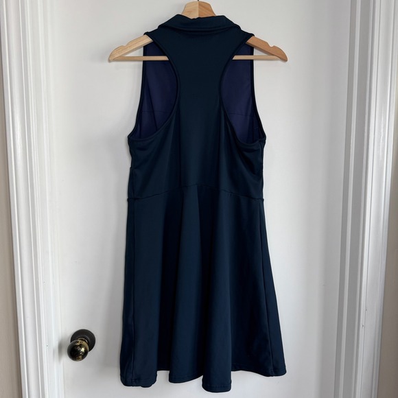 Jack Smith Sleeveless Polo Tennis Golf Dress Racerback Women's Navy Blue Large - Picture 5 of 6